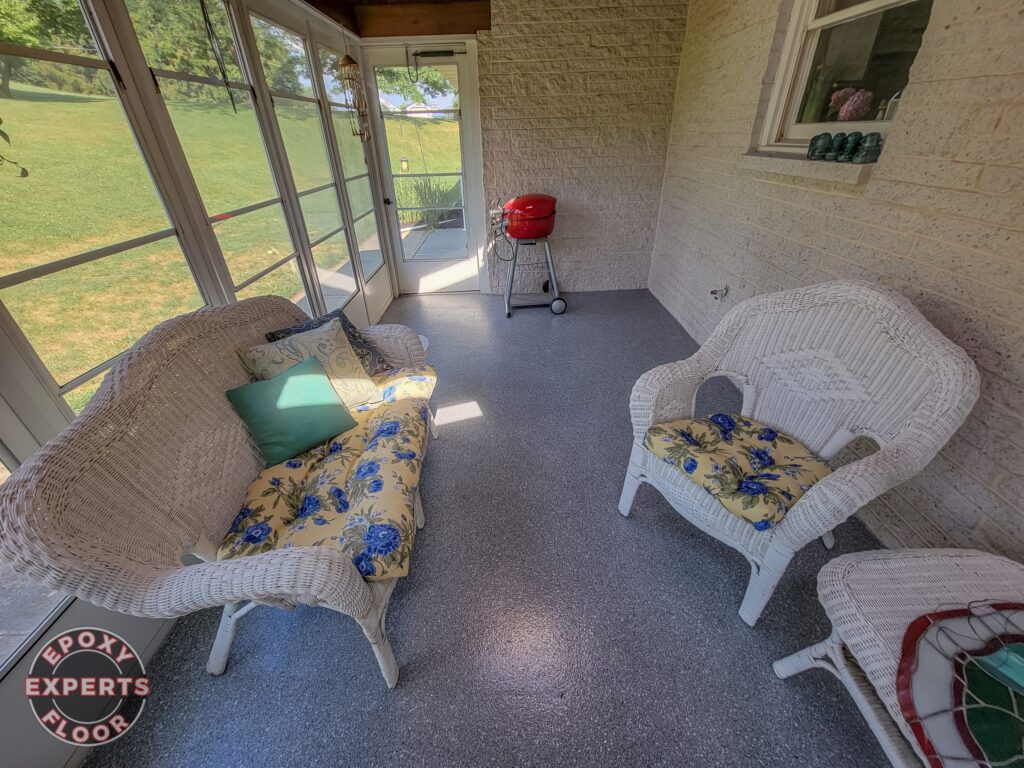 Sunroom and Porch Epoxy Floors