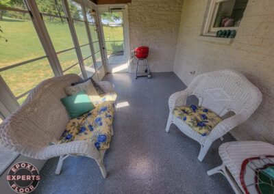 Lebanon, PA Sunroom and Porch Epoxy Floor