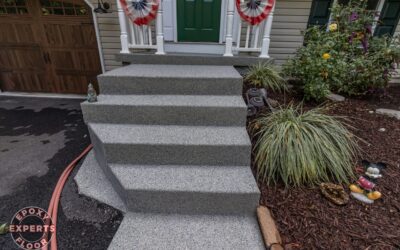 Front Stoop Rubberstone and Quartz