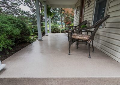 York, PA Epoxy Davenport Quartz Front Porch & Walkway