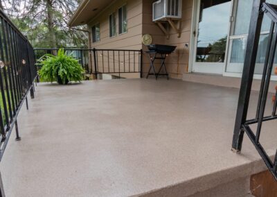 Hershey, PA Epoxy Davenport Quartz Patio