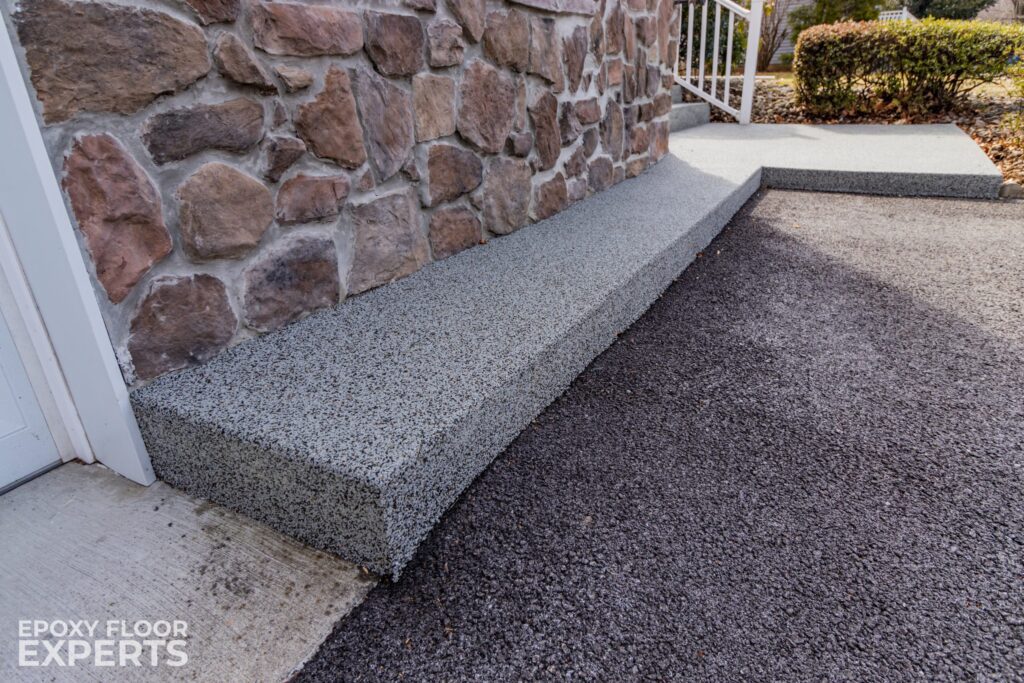 grey-rubberstone-front-steps