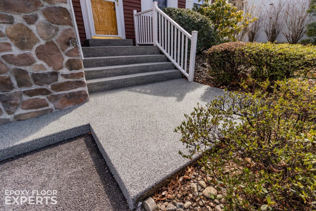 grey-rubberstone-front-steps