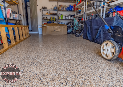 Besalem, PA Epoxy Outback Flake Garage Floor