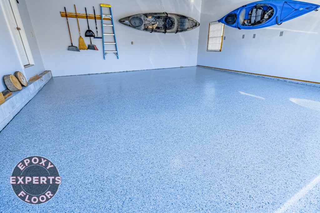 York, PA Epoxy Flake Claystone Garage