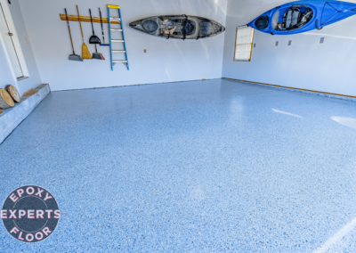 York, PA Epoxy Flake Claystone Garage Floor