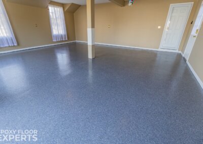 Epoxy Dolerite Flake Garage Floor