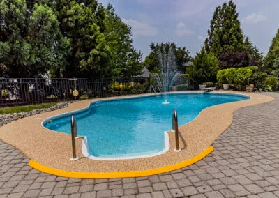 York, PA Epoxy FlexRubber Pool Patio
