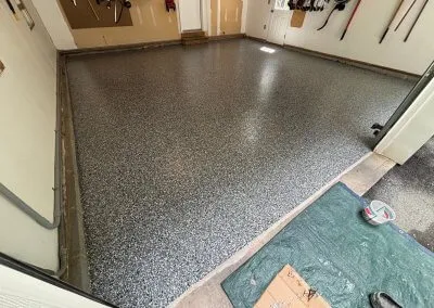 Cresco, PA Garage Flake Concrete Coating